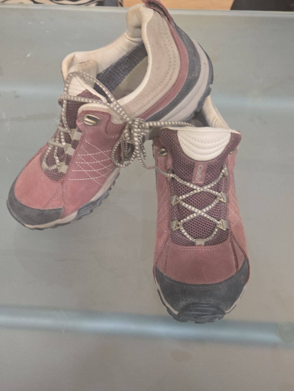 Unknown Brand Women’s Dusty Rose Trail Walking Sneakers